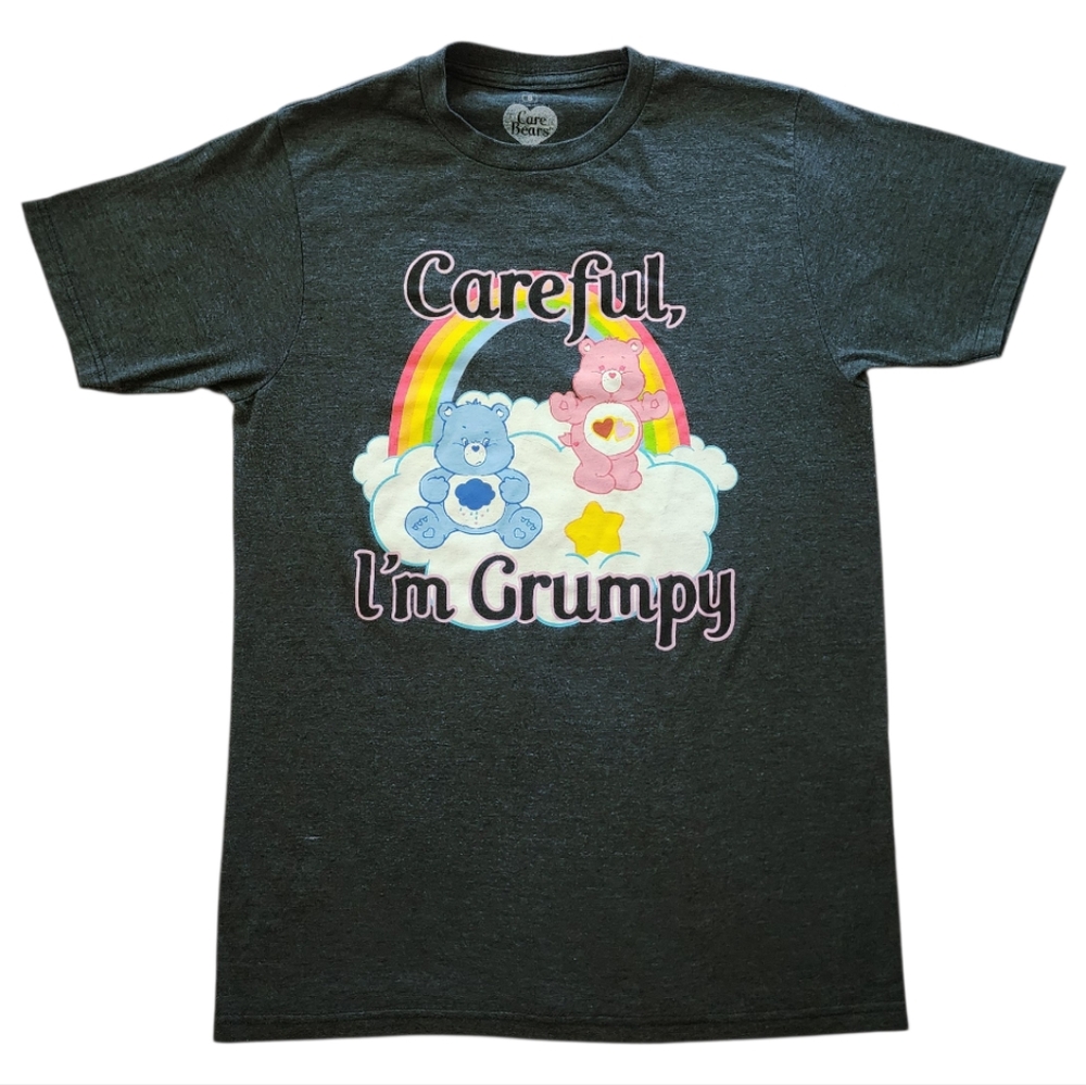Care Bears Kids T-Shirt - Black with Rainbow Design